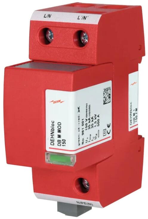 Dehn DB M 1 150 FM DEHNbloc M Koordinierter Blitzstromableiter mit hoher Folgestrombegrenzung, Typ 1 (961115)