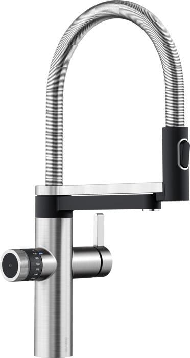 Blanco drink.hot EVOL-S Pro 4-in-1 Einhebelmischer, Hochdruck, PVD Steel (526310)