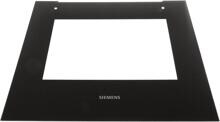 Bosch Siemens 20007991 Frontglasscheibe für 60 cm Geräte, schwarz, mit Klebeprofil aus PA6.6