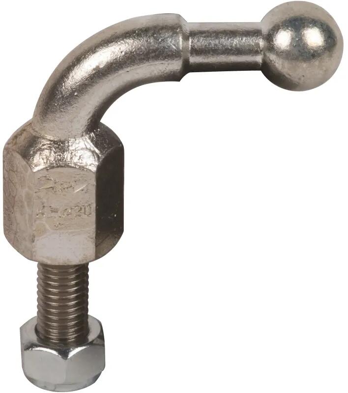 Dehn KFP 20 W90 SSM Kugelfestpunkt, 90° abgewinkelt, mit Gewindebolzen ...