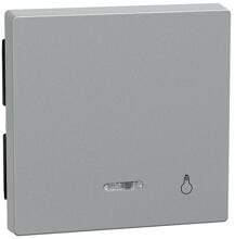 Merten 430960 Wippe mit Kontrollfenster und Aufdruck Licht, System M, Aluminium matt