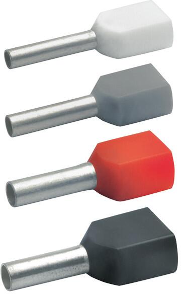 Klauke 873/13 Zwillingsaderendhülsen isoliert, 2,5 mm², 13 mm, blau (87313), 100 Stck.