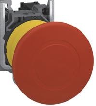Schneider Electric XB5AT845 Pilzdrucktaster, Zugentriegelung, Kunststoff, 22 mm, rot