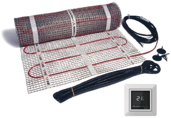 Devi 140F1704 Comfort 0,5x6,0+Opti Dünnbettset mit Opti Uhrenthermostat