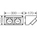 Hensel Mi CB 11 Connection Box, 2 x 16 A, 5-polig, 400 V, 50-60 Hz, 6h