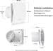 Bosch Badlüfter Fan 1500 W 125 (7738335624)