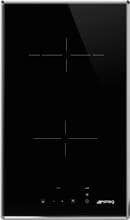 Smeg SE232TX2 Autarkes Glaskeramikdominokochfeld, 30 cm breit, DIGItouch, C-Schliff, Timer, Edelstahlrahmen