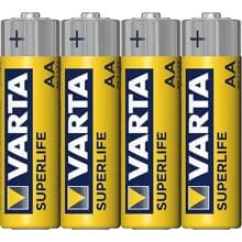 Varta 02006101304 Superlife Mignon Batterie 1,5V 1000mAh