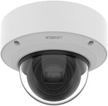 Hanwha Vision 2MP AI None IR Vandale Dome Kamera, 2,8-12mm (4,3x) motorisiertes Gleitsicht, Tag & Nacht, extremeWDR (150 dB), IP66/IP67, IK10, weiß (XNV-C6083)