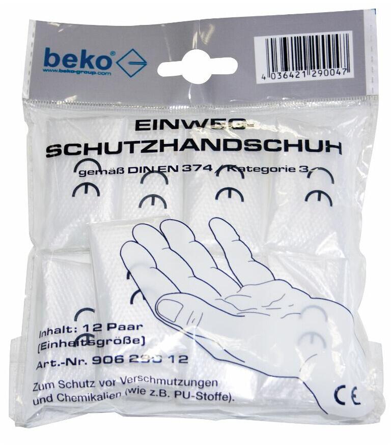beko Einweghandschuhe, Einheitsgröße, transparent (90628012)