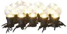 EMOS DCPW02 LED Lichterkette, 10x Partylichter klar, 5m, Außen und Innen, mweiß (1550000001)