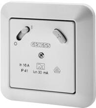 Gewiss Fehlerstromschutz Schatzer, RCD, FI, UP, 16A, 0.03A, Typ A, IP41, sweiß (GW95526)