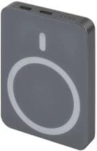 EMOS WI 522 Powerbank, 5000 mAh, 20W, Wireless, grau (1613055501)