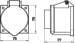 OBO Bettermann CEE-32A CEE Steckdose, 32 A, 400 V