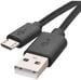 EMOS SM7008BL USB Kabel 2.0 A Stecker, Micro B Stecker, Länge 2m, schwarz (2335076021)