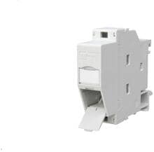 METZ CONNECT Keystone REGplus IP20 Anschlusseinheit, unbestückt, lichtgrau (1309428103-E)