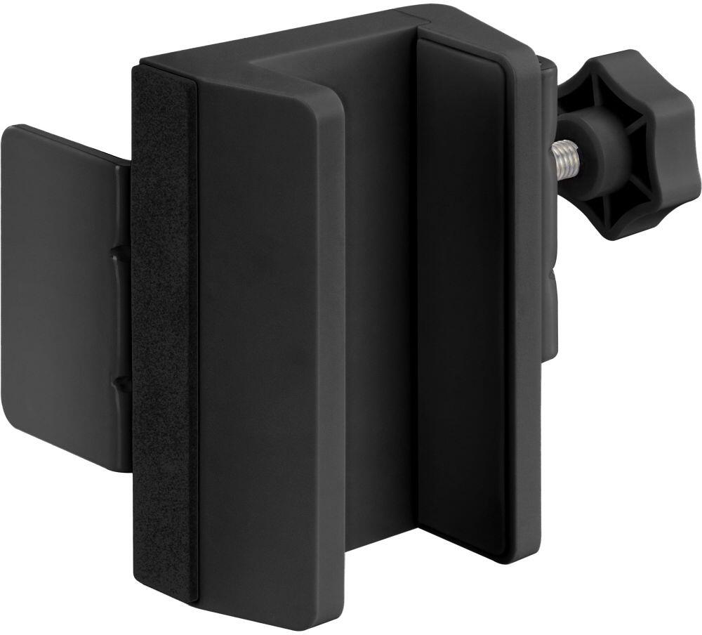 InLine Tischbein-Klemme für Steckdosenleiste, Schraubklemme, schwarz (23197B)