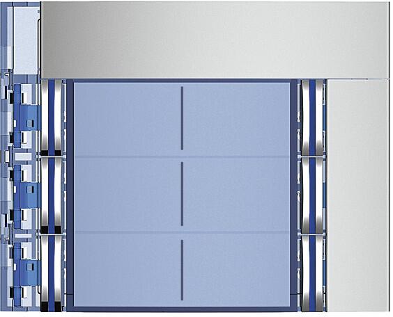 Bticino (352161) Frontblende für Ruftastenmodule mit 6 Ruftasten