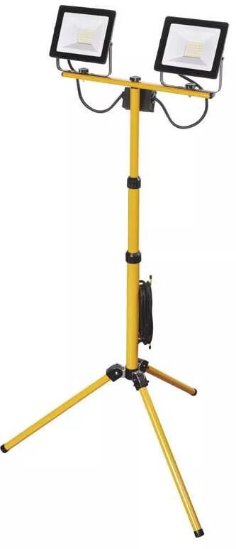 EMOS 1531223120 LED-Strahler HOBBY SLIM, Stativ, 2x30W, 2400lm, 4000K