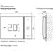 bticino Smarther with Netatmo XG8002 Unterputz-Thermostat mit integrierter WLAN-Schnittstelle, schwarz