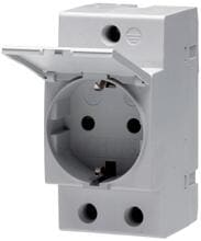 ABB M1175-C Schuko Steckdose mit Klappdeckel (2CSM211000R0721)