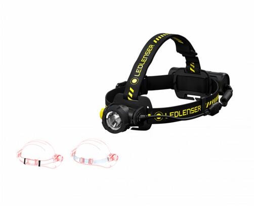 LED Lenser Work Stirnlampe Advanced; 15lm-500lm (Boost) / bis 200m / bis 45h / IP67 / per Magnetic Charge System, schwarz (H7R Work)