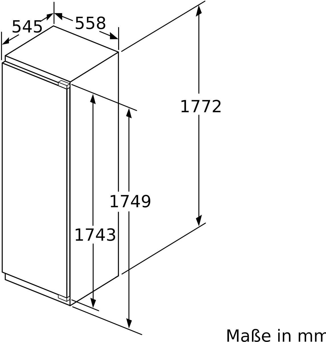 Neff GI7813CE0 N70 Einbau-Gefrierschrank, Nischenhöhe: 178 cm, 212 L, No Frost, Festtürtechnik, Vario Zone, Soft Close Elektroshop Wagner