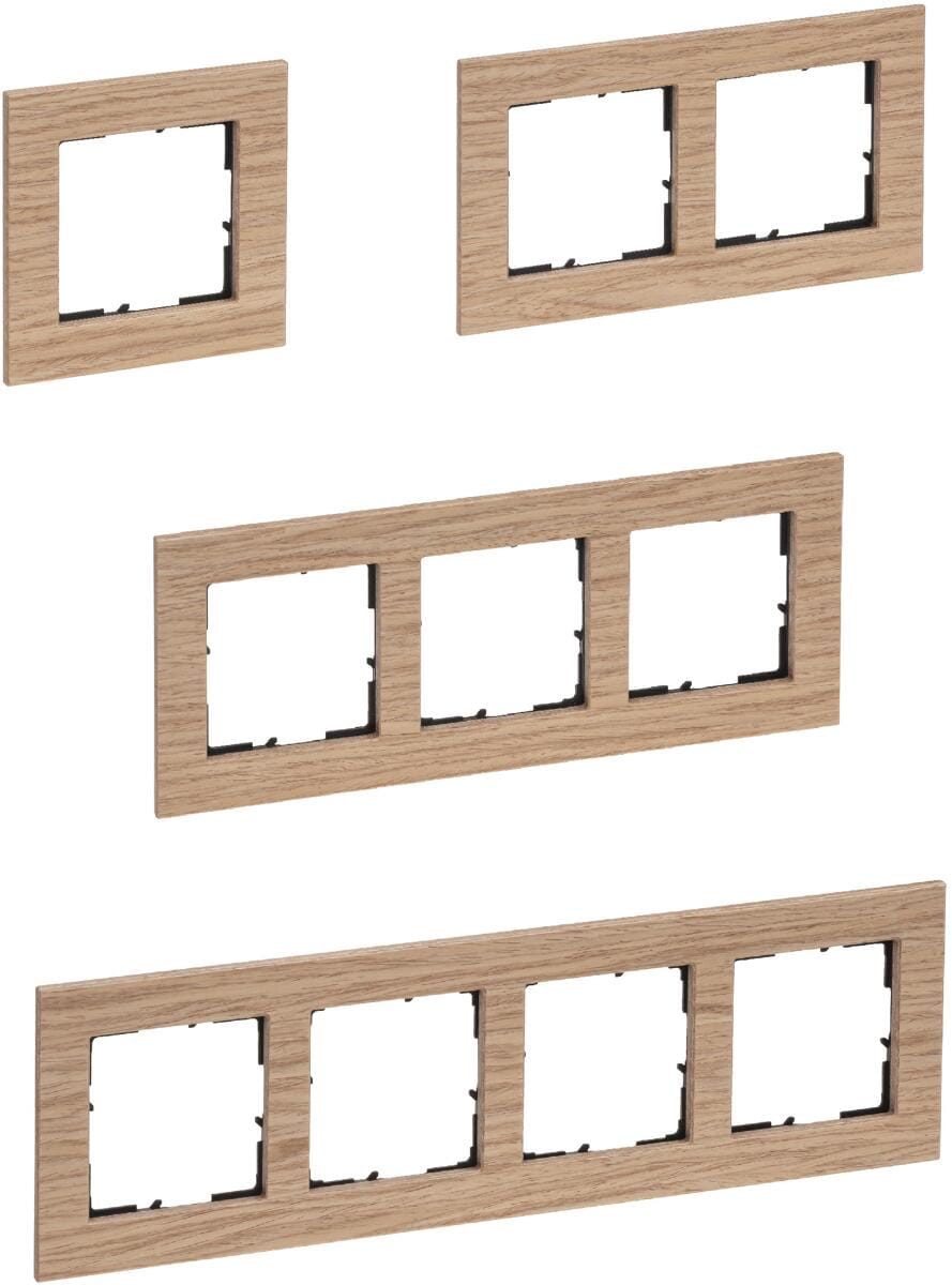 Legrand 766121 SEANO Natura 1-fach Rahmen aus Echtmaterial, Farbausführung Aluminium eloxiert Legrand 766121 SEANO Natura 1-fach Rahmen aus Echtmaterial, Farbausführung Aluminium eloxiert