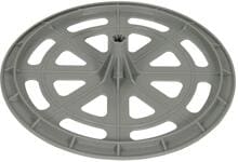 Dehn GP B10 H60 D300 KS GR DEHNiso-DLH Grundplatte, D 300mm, Steckbuchse, D 10mm, grau (253300)