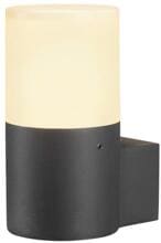 SLV GRAFIT Outdoor Wandaufbauleuchte, anthrazit, round, E27, ohne Sensor (1006178)