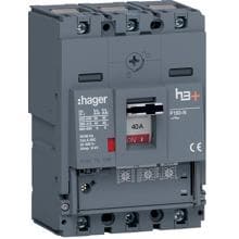 Hager HNS040GC Leistungsschalter h3+ P160 LSnI 3P3D 40A 40kA CTC