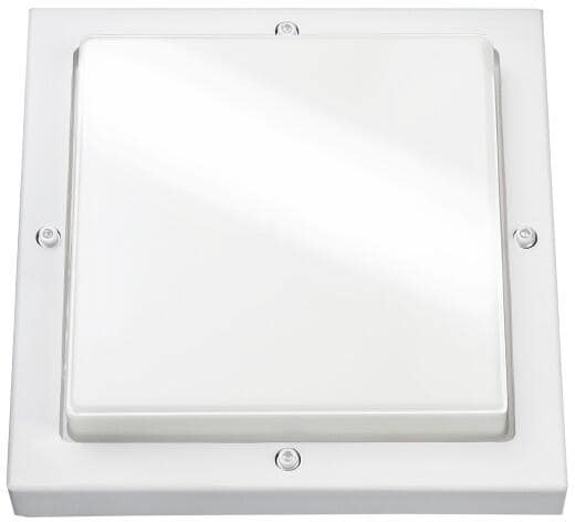 SG Leuchten Quadratische Wandleuchte Bassi weiß 580lm 3000K Ra>80 Phasenabschnittsdimmung, 10W (611187)