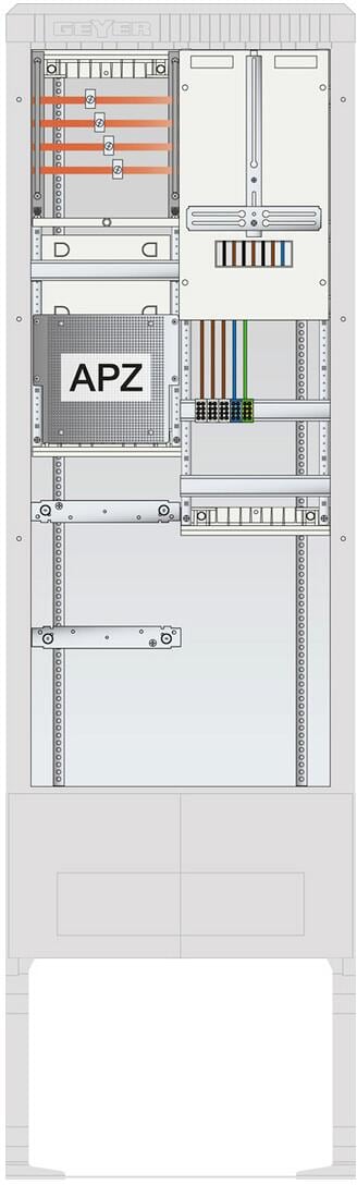 ABN Zähleranschlusssäule 1Z APZ 4pol (SZ205ZA1400)