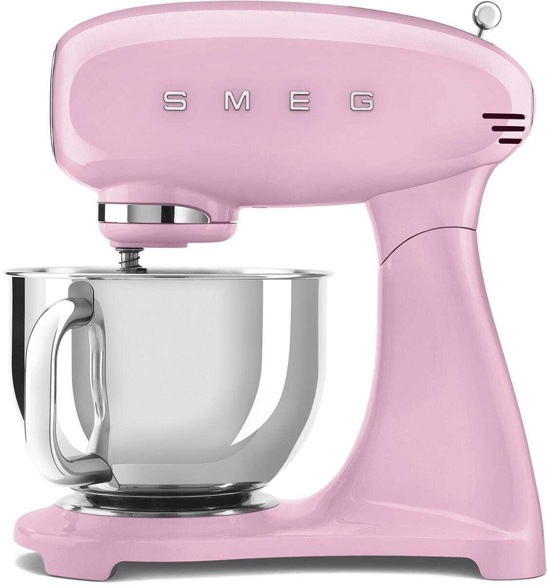 Smeg SMF05PKEU 50's Style Küchenmaschine, 1000 W, Planetenrührwerk, Sicherheitsabschaltung, cadillac pink