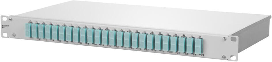 Metz Connect OpDAT fix Patchfeld splice 24xSC-D OM3 (150255BA24-E)