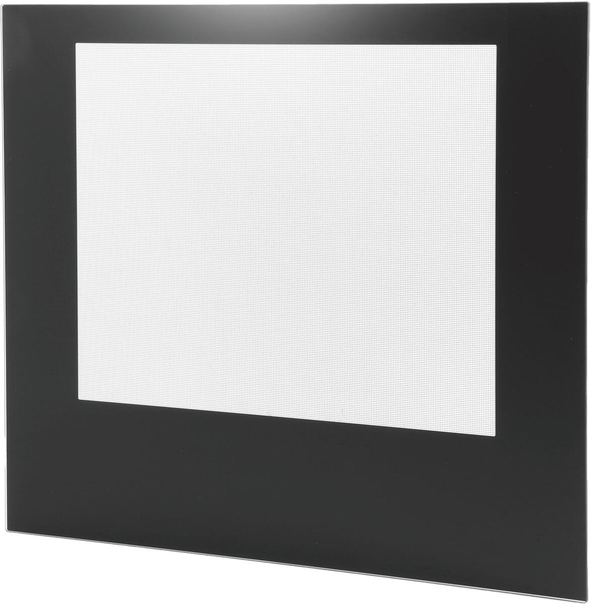Bosch Siemens 00776034 Frontglasscheibe, schwarz, komplett geklebt und bedruckt,, Slide & Hide NeffLight