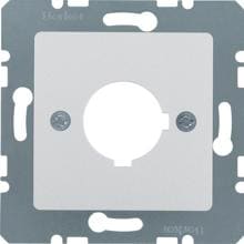 Berker 14327003 Zentralplatte für Melde- und Befehlsgerät Ø 22,5 mm Zentralplattensystem, K.1/K.5, alu matt, lackiert