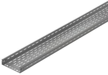 Legrand 480114 P31 Kabelrinne mit Automatikverbinder, gelocht, 3000mm lang, Stahl