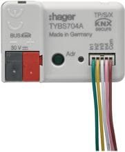 Hager TYBS704A Binäreingang 4-fach, KNX Secure, Unterputz