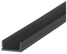 Brumberg P05-14 LED-Anbauprofil, LxBxH: 2.000 x 17,5 x 8,6 mm, schwarz (53604080)