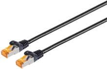 S-CONN Patchkabel, CAT 6a, S/FTP, Outdoor, 40m, schwarz (08-26495)