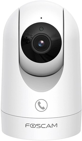Telecamera Sorveglianza Foscam R8M 4K 8MP, Rotazione 360°, Wi-Fi Dual Band 2.4/5GHz, Radar Millimetrico, Auto-tracking, Visione Notturna IR, Alexa Compatibile