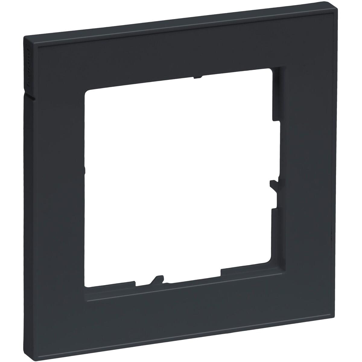 Legrand SEANO+ 1-fach Rahmen, 86x86mm, anthrazit lackiert (765481)