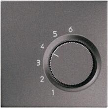 Raumtemperaturregler "Wechsler", anthrazit, LS 990, Jung TRAL246AN