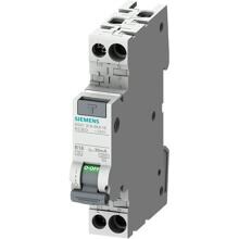 Siemens FI/LS-Schalter kompakt 1TE, 1P+N, 6kA, Typ F, 30mA, B16 (5SV13163KK16)