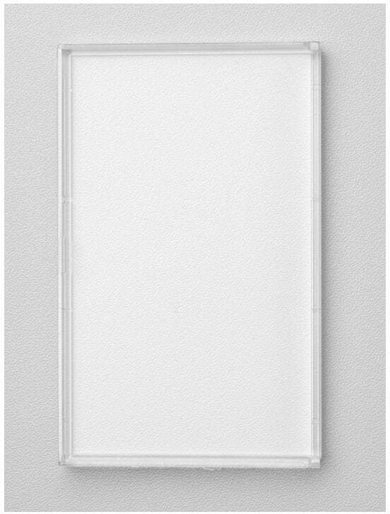 Ritto 1225179 Namenschildabdeckung, Transparent