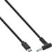 InLine USB-C zu HP Notebook (rund/klein) Ladekabel, 2m (26674)