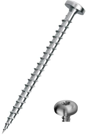 Joseph Dresselhaus 112700150430 JD+ Universalschrauben, I-Stern Pan Head, verzinkt, 4x30mm