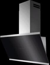 AEG GV77D91SL EEK:A+ Kopffreihaube, 90 cm breit, 725 m³/h, Hob²Hood-Funktion, SilenceTech, 3 Leistungsstufen + 2 Intensivstufe, Edelstahl/Schwarz