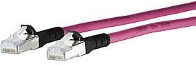 METZ CONNECT Patchkabel Cat.6A, 10G, AWG26, 2m, violet